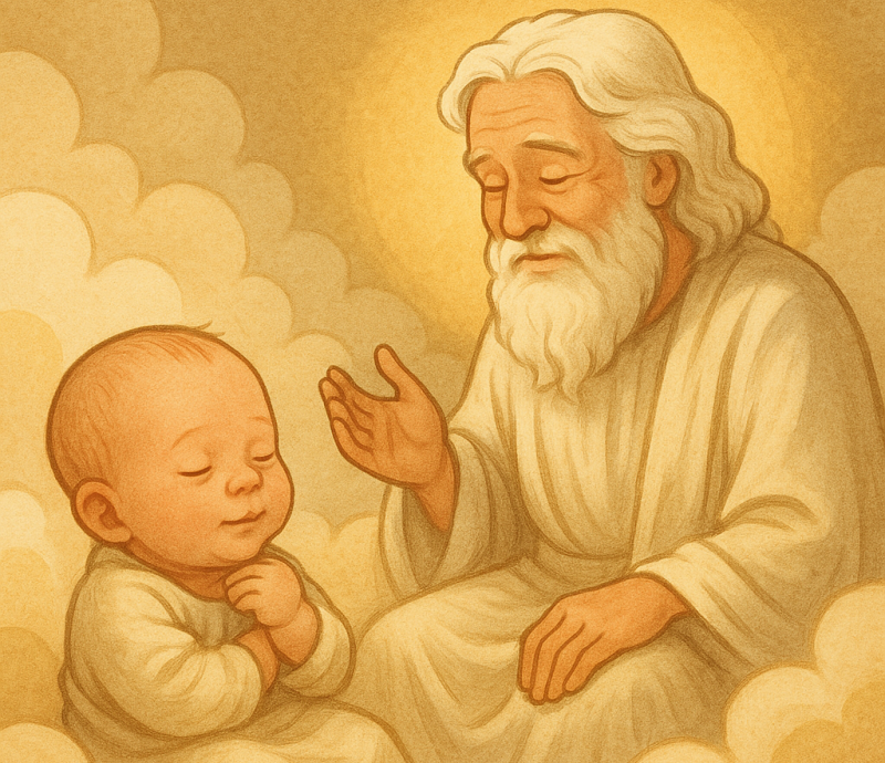 Rozmowa noworodka z Bogiem – niezwykła przypowieść o początku życia